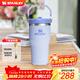 STANLEY保溫杯水杯 折疊吸管杯戶(hù)外運動(dòng) 高顏值時(shí)尚大容量杯子新年禮物 【新色上市】露水藍 591ml