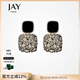 Jay 新款法式耳釘女復古耳環(huán)韓國網(wǎng)紅耳墜送女友新年禮物