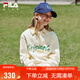 FILA斐樂(lè )兒童童裝2025年秋季時(shí)尚舒適新款中大童針織套頭衫
