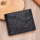 七匹狼（SEPTWOLVES）頭層純牛皮男士高端錢(qián)包真皮2026新短款簡(jiǎn)約休閑橫款票夾生日禮物 黑色-專(zhuān)柜禮盒高檔商務(wù)時(shí)尚情人節送父親爸爸老公男友 配禮盒+禮袋【11*9.5cm】