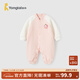 童泰（TONGTAI）嬰兒連體衣春秋季寶寶衣服兒童休閑外出哈衣男童女童爬服春裝 粉色 90cm