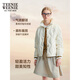 Teenie Weenie小熊女羽絨服2025冬季新款寬松舒適薄款翻領(lǐng)羽絨外套