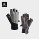 KAILAS凱樂(lè )石男款半指徒步手套 KM2554102 石蓮灰 L