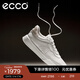 愛(ài)步（ECCO）板鞋男 25年簡(jiǎn)約拼色舒適運動(dòng)鞋休閑男鞋 街頭球鞋539814 HL 白色/灰白色53981452292 40