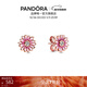 潘多拉（PANDORA）粉色雛菊耳釘Rose精致情侶禮物生日禮物送女友 288773C01 均碼