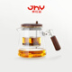 京器丨京紅運真裸價(jià)·飄逸壺玻璃泡茶壺按壓式過(guò)濾高溫茶水分離透明壺