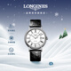 浪琴（LONGINES）瑞士手表 時(shí)尚系列 機械皮帶男表L49224112
