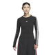 阿迪達斯（adidas）長(cháng)袖T恤女裝2026春季新款戶(hù)外跑步健身運動(dòng)服圓領(lǐng)休閑透氣套頭衫 KS0030 M