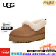 UGG秋冬季女士時(shí)尚舒適茸茸毛鞋領(lǐng)厚底圓頭休閑懶人毛毛鞋2026新款 CHE | 栗色 36 鞋內長(cháng)：22CM