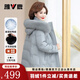 雅鹿媽媽中長(cháng)款羽絨服女裝2025年冬季新款中老年大碼加厚保暖洋氣外套 綠灰色 2XL