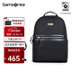 新秀麗（Samsonite）女士雙肩電腦背包休閑潮流時(shí)尚韓版TT3*002 黑色【新款升級】14英寸電腦倉