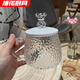 葉余小熊杯子ins高顏值茶杯簡(jiǎn)約早餐玻璃杯帶蓋可愛(ài)馬克杯大肚水杯 一只小熊杯+勺子+蓋子
