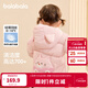 巴拉巴拉童裝兒童羽絨服寶寶2025新款冬季嬰兒輕薄外套男童女童上衣反季萌 粉色小貓 100 （充絨量42g）