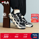 斐樂(lè )FILA兒童童鞋2025年冬季新款男女中大童運動(dòng)鞋子籃球鞋jagger 黑/鐵銹灰-BA 40