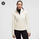 lululemon丨Cross Chill 女士運動(dòng)夾克 防風(fēng) 拒水 LW4CEGS 淺象牙白 S