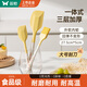 雙槍?zhuān)⊿uncha）硅膠刮刀蛋糕刮刀烘焙工具淡奶黃油母嬰輔食攪拌刀 卡皮巴拉大號