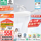 雷士（NVC）護眼普瑞風(fēng)扇燈吊扇燈防藍光包安裝餐廳客廳兒童臥室未來(lái)光風(fēng)扇燈 皓月42寸48W/教室照明/智控款