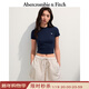Abercrombie & Fitch【多色圓領(lǐng)T】經(jīng)典小麋鹿圖案女裝25夏季美式短袖T恤139-5272 海軍藍 S (165/88A)