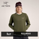 ARC'TERYX始祖鳥(niǎo) AESTAS CREW 保暖 女子 衛衣 復古綠/極致棕 M