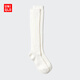 優(yōu)衣庫女裝HEATTECH高筒襪/襪子25秋冬新款480732 01 乳白色 S /M/23～25 cm