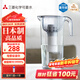 可菱水濾水壺 家用自來(lái)水過(guò)濾器除氯凈水器 露營(yíng)便攜凈水杯CP503 日本原裝進(jìn)口 超濾除菌直飲凈水壺 新品 【日本制】一芯裝-約用半年
