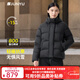 君羽戶(hù)外羽絨服女秋冬款800高蓬松【白鵝絨】時(shí)尚超輕鵝絨服436 黑色 L 推薦116-130斤