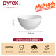 PYREX康寧純白骨瓷碗家用高級感陶瓷餐具餐盤(pán)2025新款餐碗碟 康寧Pyrex純白骨瓷面碗