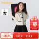 巴拉巴拉童裝女童短裙套裝秋冬兒童小香風(fēng)兩件套時(shí)尚撞色