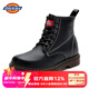 Dickies馬丁靴男鞋2025秋冬季高幫靴子男士歐美風(fēng)工裝靴百搭加絨保暖短靴 黑色 46 【偏大一碼，適合運動(dòng)鞋47】