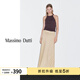 Massimo Dutti折扣升級2026女裝氣質(zhì)優(yōu)雅高級感淑女風(fēng)棉混紡半身裙05239504 米白色 XS (34) (165/62A)