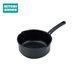 NITORI宜得利家居 家用煮泡面鍋牛奶鍋一人日式小鍋煤氣不粘雪平鍋 黑色 18cm 18cm