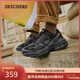 斯凱奇（Skechers）新年禮物男鞋冬厚底增高老爹鞋復古運動(dòng)鞋舒適戶(hù)外休閑鞋237121