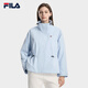 FILA 斐樂(lè )官方女士棉服2026春新款時(shí)尚休閑寬松收腰保暖立領(lǐng)外套 純真藍-LB M 165/84A/M