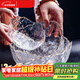 餐將軍 3件套沙拉碗金邊玻璃碗套裝玻璃果盤(pán)甜品碗沙拉碗水果盤(pán)