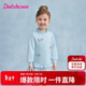 笛莎（DEESHA）童裝女童連衣裙2025秋冬款加絨保暖網(wǎng)紗公主裙兒童女寶寶衛衣裙