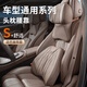 微視界新汽車(chē)頭枕駕駛車(chē)用座椅護頸護腰車(chē)載記憶棉靠枕運動(dòng)高級四季裝飾 栗棕色【一個(gè)頭枕】