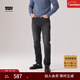 Levi's【商場(chǎng)同款】李維斯冬暖系列25秋冬新款男士502錐形牛仔褲29507 黑色 34 (32)