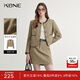 KBNE卡其色羊毛小香風(fēng)女士短外套外衣春秋新款小個(gè)子氣質(zhì)通勤女裝 卡其色 M