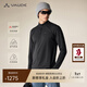 巍德（VAUDE）秋冬新品polartec抓絨長(cháng)袖保暖T恤衫戶(hù)外運動(dòng)排汗透氣打底衫男士 VAUDE黑 L