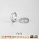 白嵐白貝耳圈女925銀女耳環(huán)高級輕奢氣質(zhì)高級感耳釘新年禮物送老婆