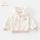班喜迪女童外套春裝2026新款兒童洋氣衛衣開(kāi)衫寶寶公主衣服春季嬰兒童裝 粉色 90