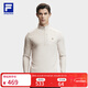 斐樂(lè ) 官方男裝立領(lǐng)長(cháng)袖T針織衫戶(hù)外運動(dòng)長(cháng)袖T恤 莊園灰-GY 2XL (185) 104A