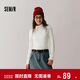 森馬（Semir）森柔毛衫|毛衣女基礎款高領(lǐng)緊身2024冬季純色套頭衫109724107011