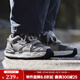 馬登溶解英訓鞋情侶慢跑休閑鞋復古厚底老爹鞋男網(wǎng)面透氣運動(dòng)鞋 淺灰色   42 男碼