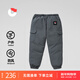 保姆鵝 大童羽絨褲保暖白鴨絨外穿加厚冬裝褲寶寶工裝褲[NM2556] 大象灰 100