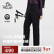 伯希和（Pelliot）【山殼|羽絨版】沖鋒褲男女冬季鵝絨保暖登山褲子125402013黑L