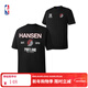 NBA楊瀚森球衣籃球服波特蘭開(kāi)拓者男女同款紀念T恤短袖上衣t恤 黑色(楊瀚森) XL