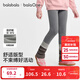 巴拉巴拉balaOne兒童加絨打底褲女童保暖2025冬裝新款長(cháng)褲子洋氣 深花灰00102 160