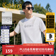 卡賓（CABBEEN）【高周波logo】男裝 漸變網(wǎng)點(diǎn)印花T恤2025年夏季新款短袖百搭 漂白色02（舒適版型） S /165/46