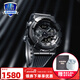 卡西歐（CASIO）G-SHOCK小鋼炮金屬表殼防震防水自動(dòng)LED運動(dòng)男士女士手表一對表 GM-110BB-1APR
